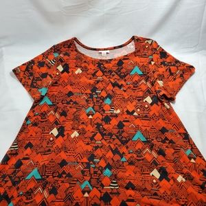 LuLaRoe "Geometric" Midi Size Xs Pocketed